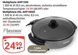 Globus BESTRON Multipfanne AHP1200 Angebot