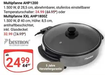 Globus BESTRON Multipfanne AHP1200 Angebot