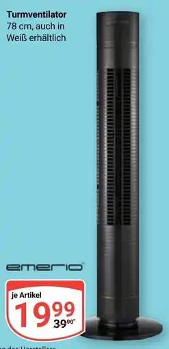 Globus emerio Turmventilator Angebot