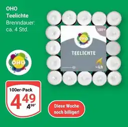 Globus OHO Teelichte Angebot