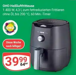 Globus OHO Heißluftfritteuse Angebot