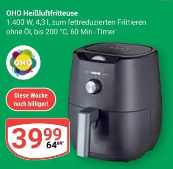 Globus OHO Heißluftfritteuse Angebot