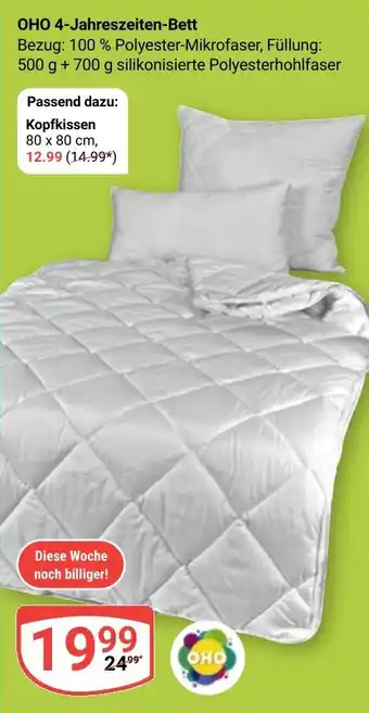 Globus OHO 4-Jahreszeiten-Bett Angebot