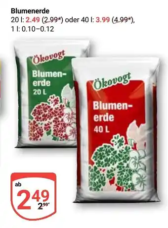 Globus Blumenerde Ökovogt Angebot