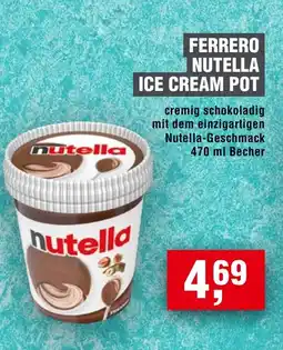 Handelshof Ferrero nutella ice cream pot Angebot