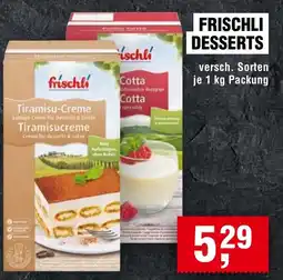 Handelshof Frischli desserts Angebot
