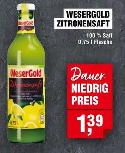 Handelshof Wesergold zitronensaft Angebot