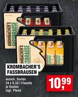 Handelshof Krombacher's fassbrausen Angebot