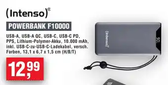 Handelshof Intenso POWERBANK F10000 Angebot