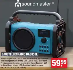 Handelshof Soundmaster baustellenradio DAB85BL Angebot