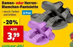 Thomas Philipps Damen- oder herren-riemchen-pantolette Angebot