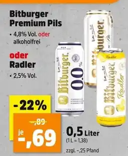 Thomas Philipps Bitburger bitburger premium pils oder radler Angebot