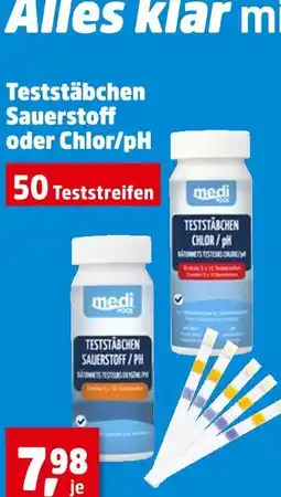 Thomas Philipps Medi pool teststäbchen sauerstoff oder chlor/ph Angebot