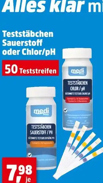 Thomas Philipps Medi pool teststäbchen sauerstoff oder chlor/ph Angebot