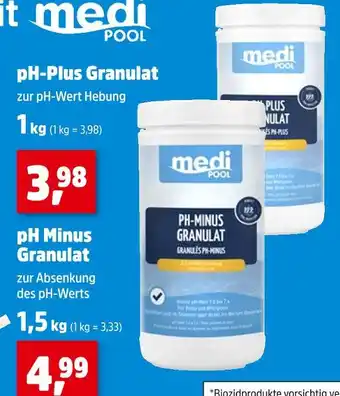 Thomas Philipps Medi pool ph-plus granulat oder ph minus granulat Angebot