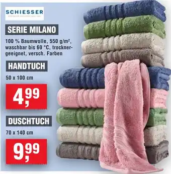 Handelshof Schiesser serie milano duschtuch Angebot