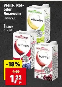 Thomas Philipps Rebenkönig weiß-, rot- oder roséwein Angebot