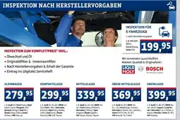 AUTO plus Liqui moly, bosch inspektion nach herstellervorgaben Angebot