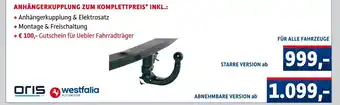 AUTO plus Oris, westfalia anhängekupplung Angebot