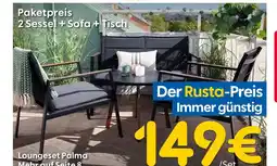 Rusta Loungeset palma Angebot