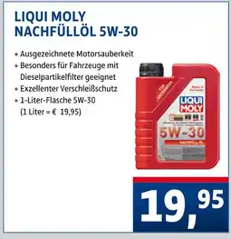 AUTO plus Liqui moly nachfüllöl 5w-30 Angebot