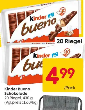 Rusta Kinder bueno schokolade Angebot