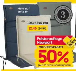 Rusta Rusta polsterauflage newport Angebot