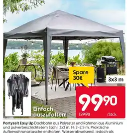 Rusta Partyzelt easy up Angebot