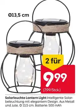 Rusta Solarleuchte lantern light Angebot