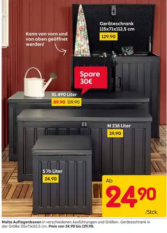 Rusta Malta auflagenboxen oder geräteschrank Angebot