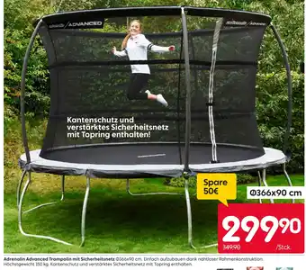 Rusta Advanced trampolin mit sicherheitsnetz Angebot