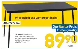 Rusta Rusta tisch lyon Angebot