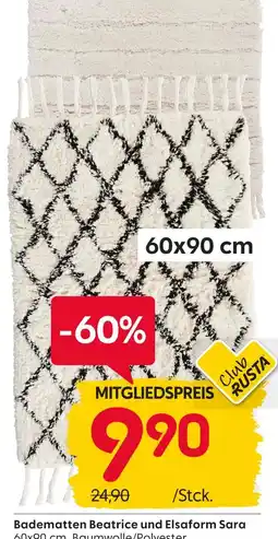 Rusta Badematten beatrice und elsaform sara Angebot
