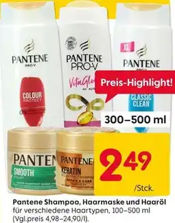 Rusta Pantene shampoo, haarmaske und haaröl Angebot