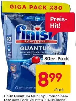 Rusta Finish quantum all in 1 spülmaschinentabs Angebot