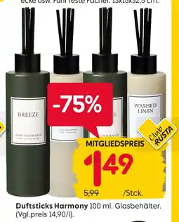Rusta Duftsticks harmony breeze Angebot