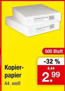 Zimmermann Kopierpapier Angebot