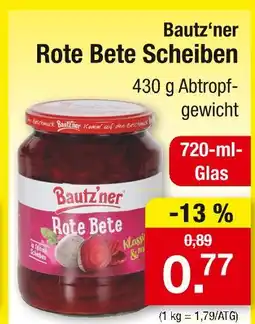 Zimmermann Bautz'ner rote bete scheiben Angebot