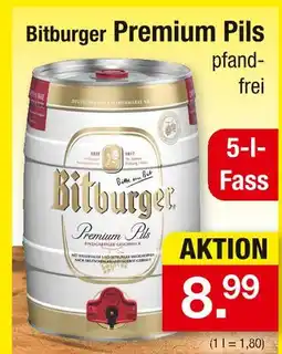 Zimmermann Bitburger premium pils Angebot