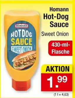Zimmermann Homann hot-dog sauce sweet onion Angebot