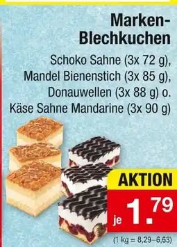 Zimmermann Marken blechkuchen Angebot