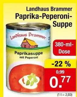 Zimmermann Landhaus brammer paprika-peperoni-suppe Angebot