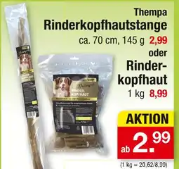 Zimmermann Thempa rinderkopfhautstange oder rinderkopfhaut Angebot