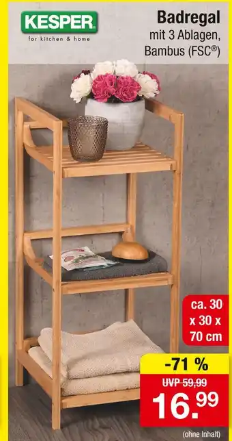 Zimmermann Kesper badregal Angebot