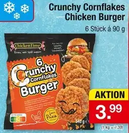 Zimmermann Chickentime crunchy cornflakes chicken burger Angebot