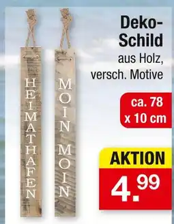 Zimmermann Deko-schild Angebot