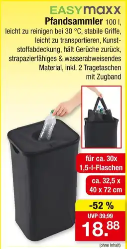 Zimmermann Easymaxx pfandsammler Angebot