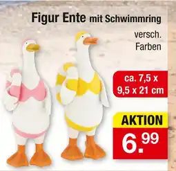 Zimmermann Figur ente mit schwimmring Angebot