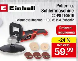 Zimmermann Einhell polier- u. schleifmaschine cc-po 1100/1e Angebot