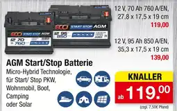 Zimmermann Eco agm start/stop batterie Angebot